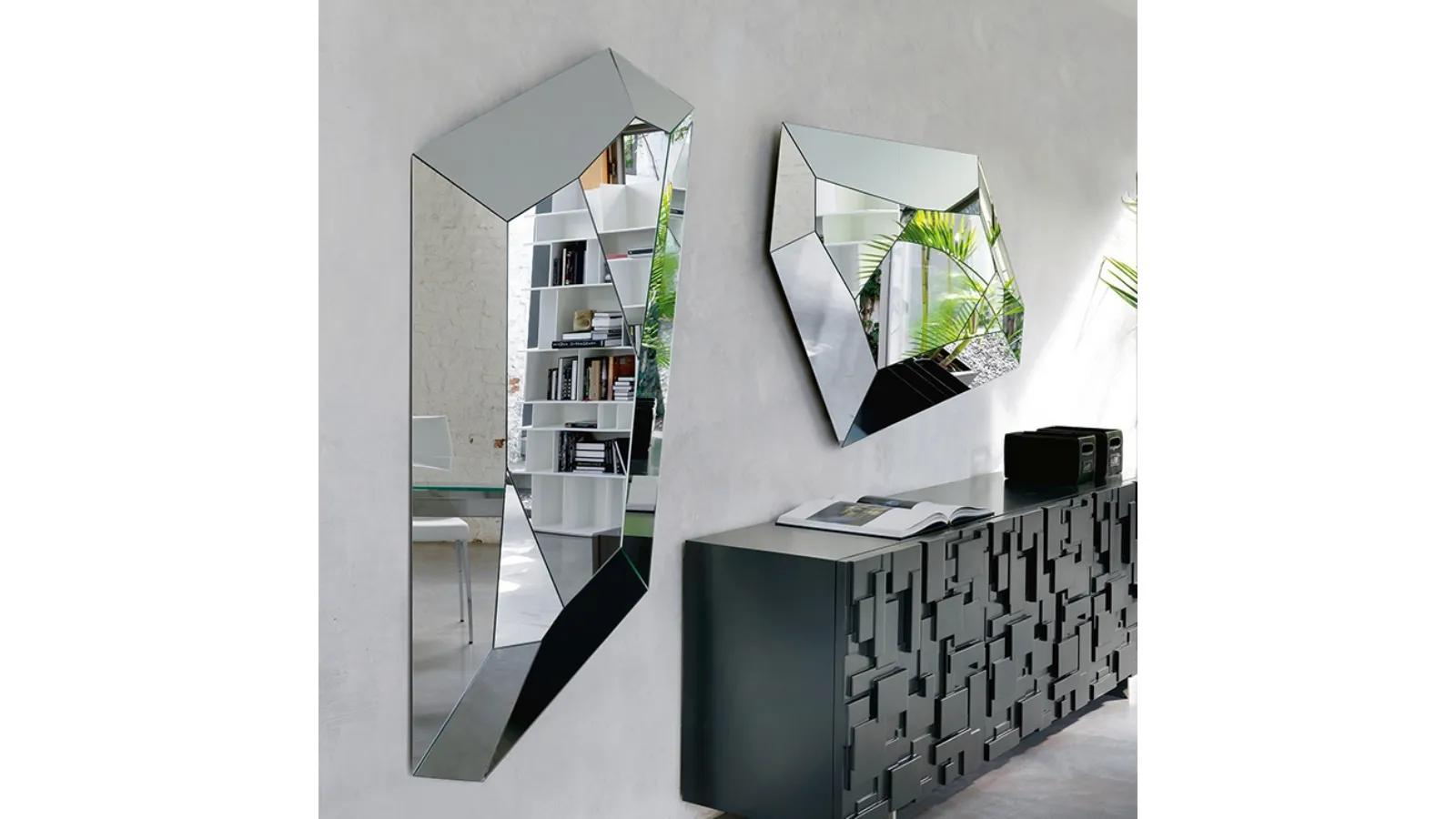 Specchio tridimensionale Diamond di Cattelan Italia