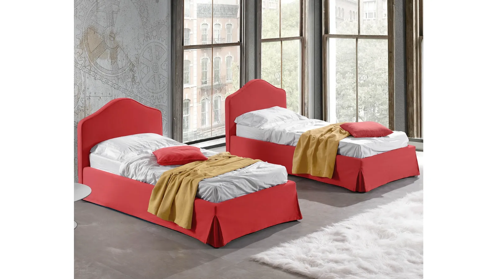 Letto singolo Romantico di Lettissimi 