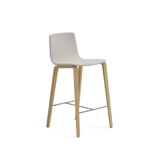 Sgabello Aava Stool in tessuto di Arper