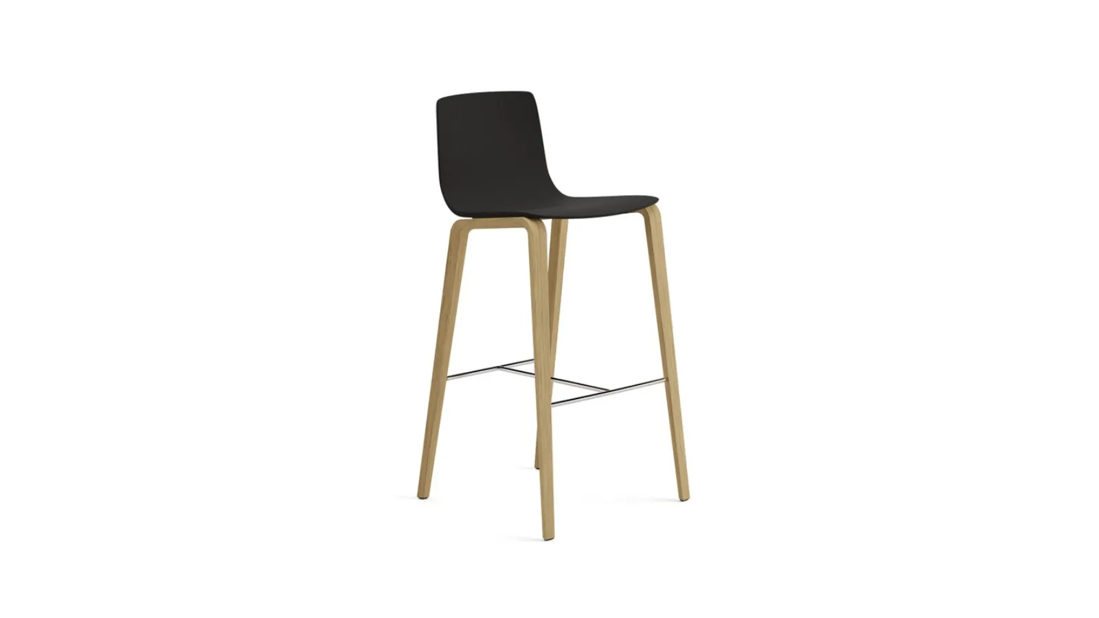 Sgabello in legno Aava Stool di Arper