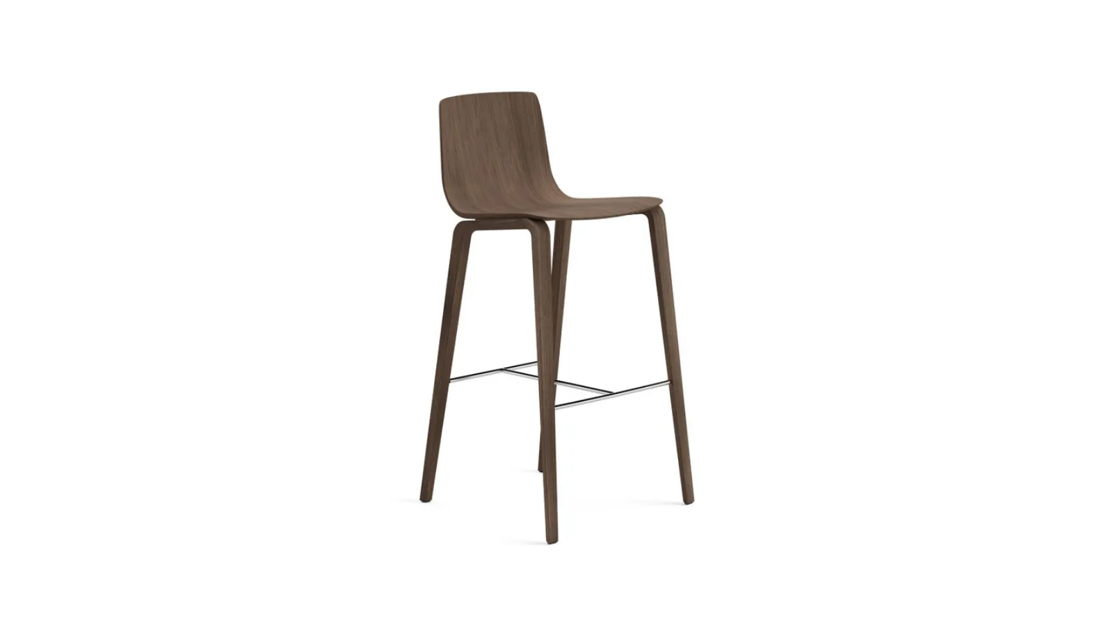 Sgabello in legno Aava Stool di Arper