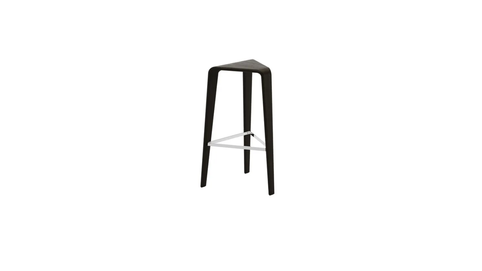 Sgabello in legno Ply Stool di Arper