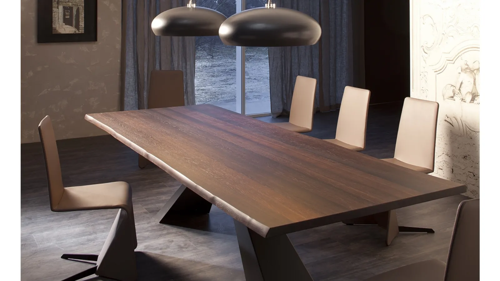 Tavolo Eliot Wood di Cattelan Italia