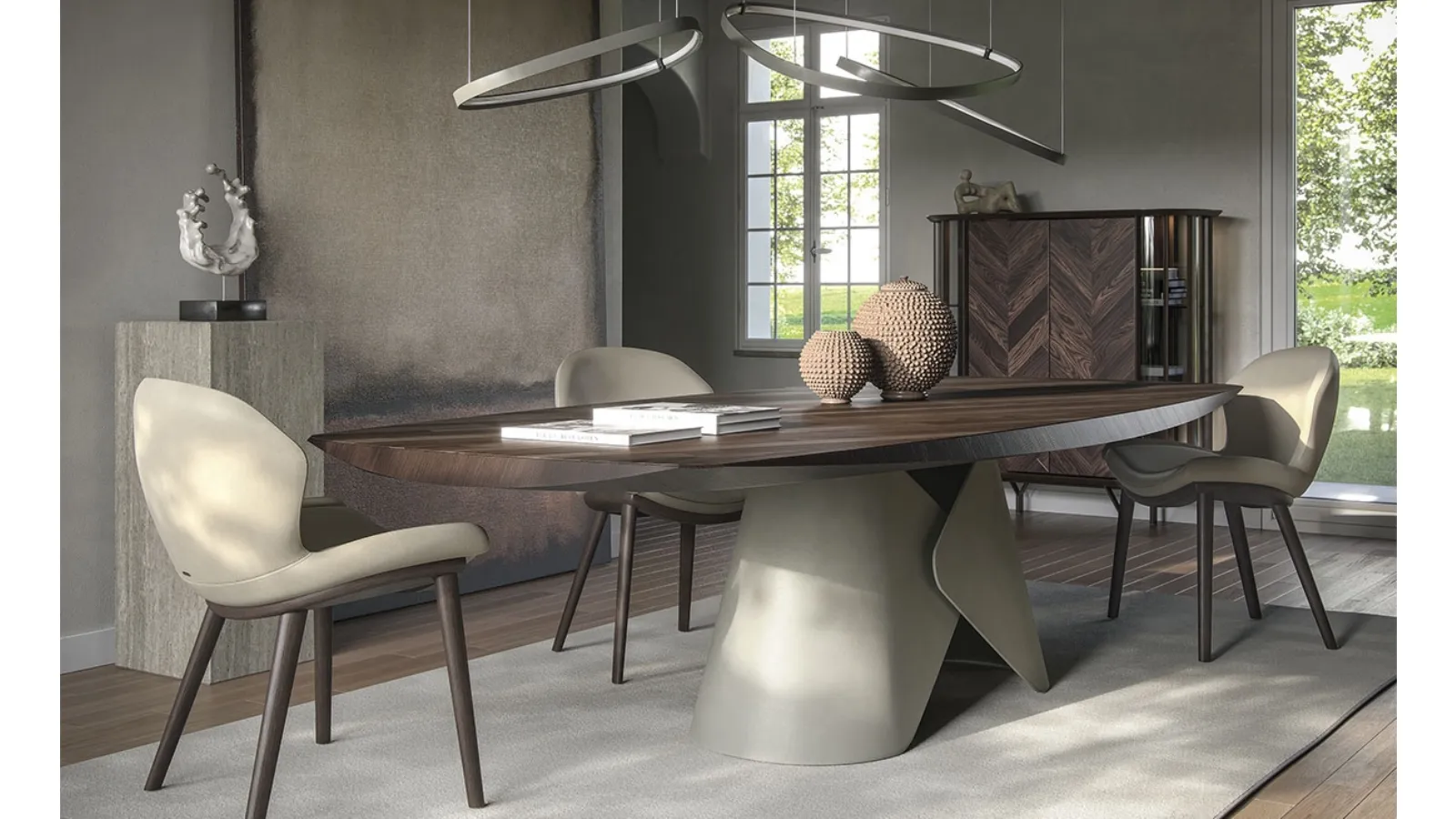 Tavolo Scott Wood di Cattelan Italia