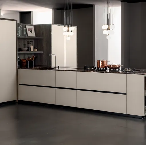 Cucina Design con penisola MI 02 di Mittel