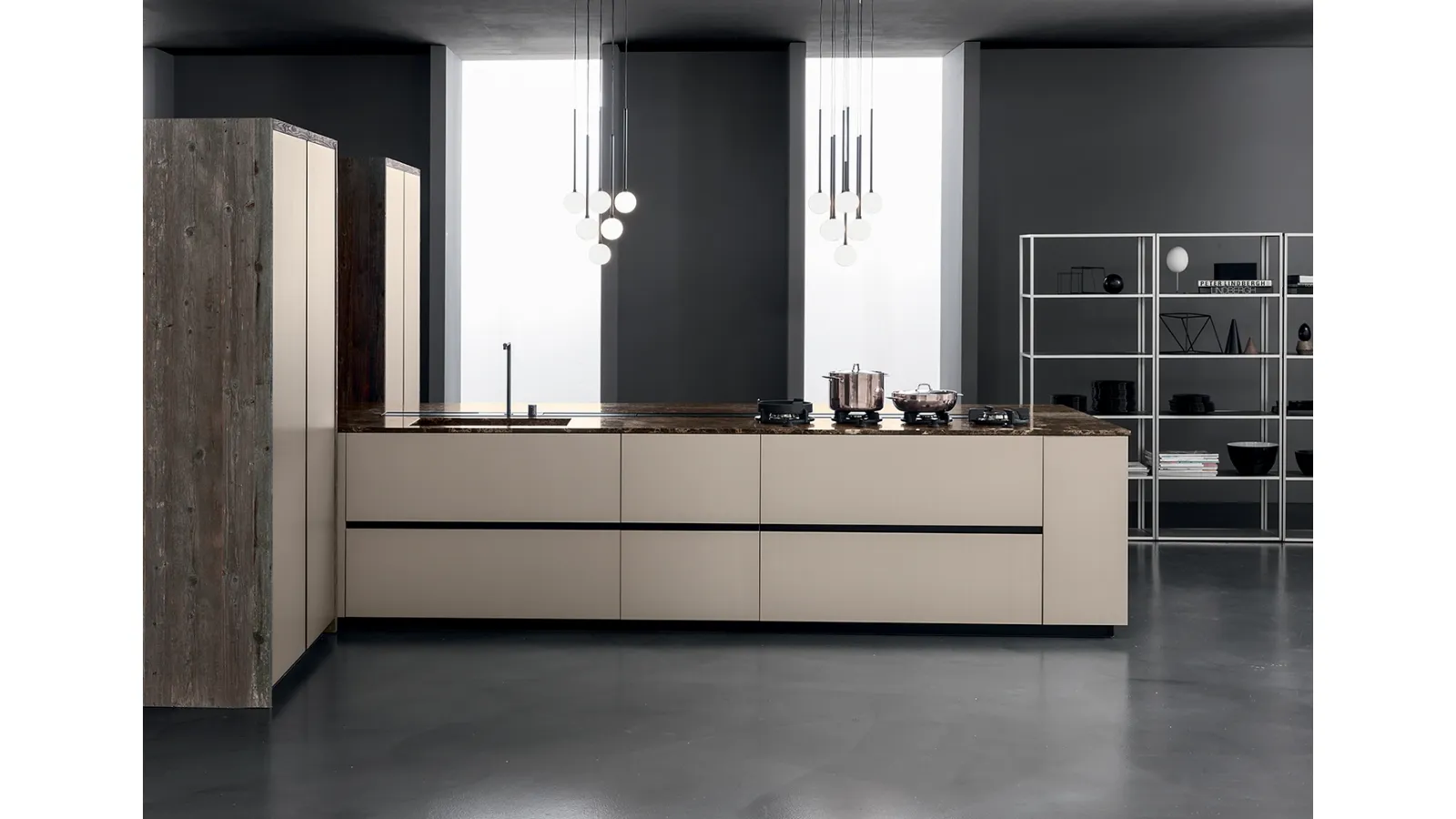 Cucina Design con penisola MI 02 di Mittel